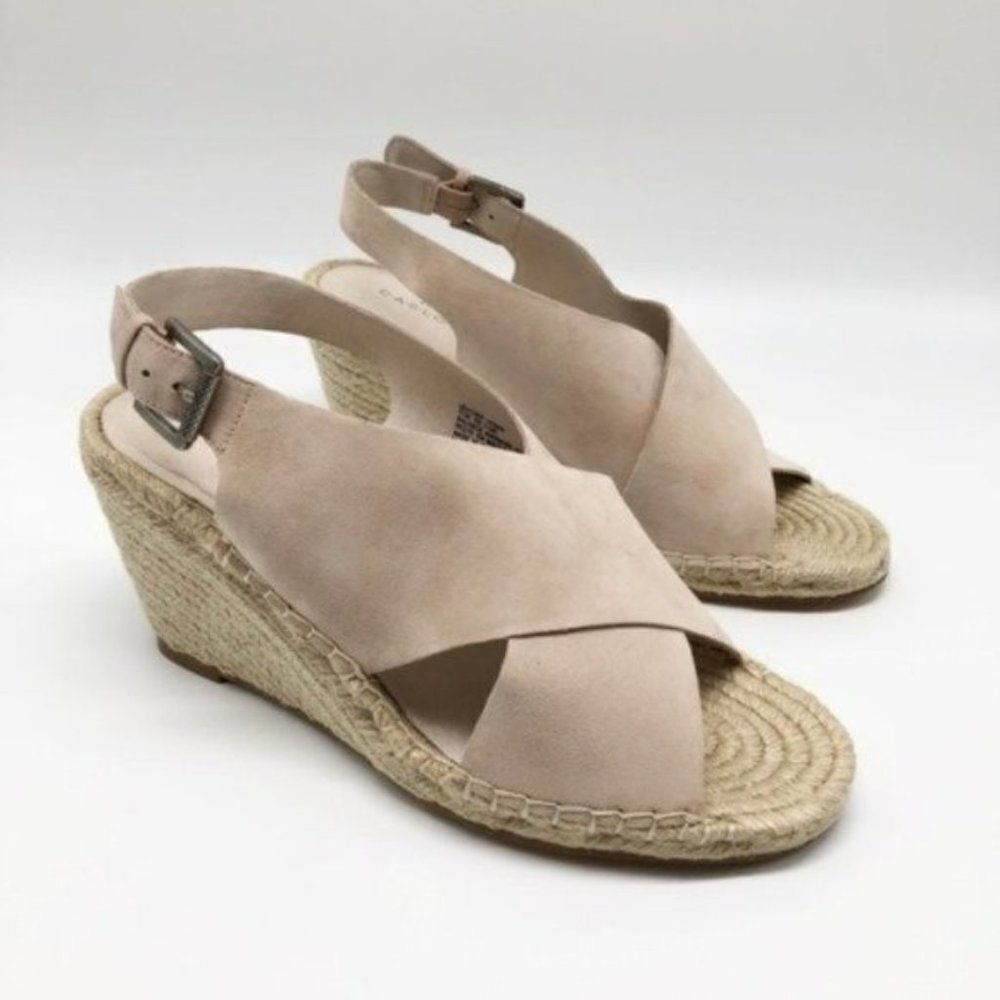 CASLON Suri Blush Espadrille Wedge 